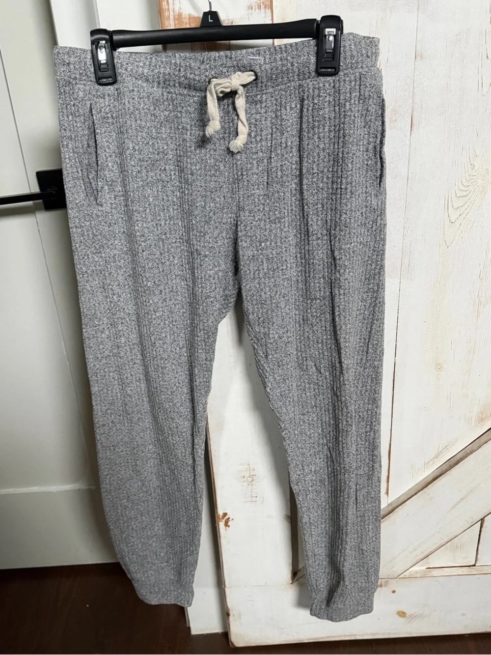Anthropologie Waffle Lounge Joggers
